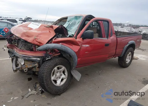 2001 Toyota Tacoma Base V6 from USA, damaged, VIN 5TEWN72N81Z719155